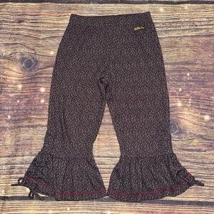 Matilda Jane textured purple with gray big ruffle pants.Size 4. GUC.